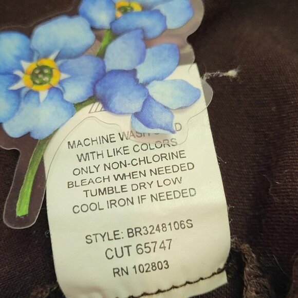 Brigg's NY,  Women's Brown Dress Pants, Size 10, Not Worn - Picture 5 of 6